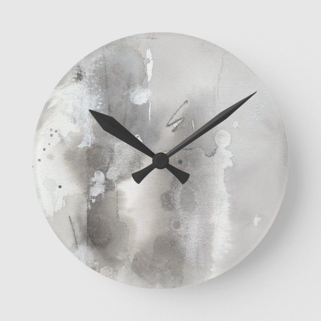 Reloj Redondo Mediano Mystical Objects - Grey (Anverso)