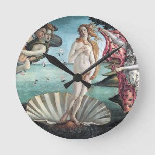 Reloj Redondo Mediano Nacimiento de Venus