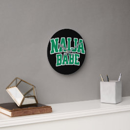 Reloj Redondo Mediano Naija Babe Orgullo Nigeriano