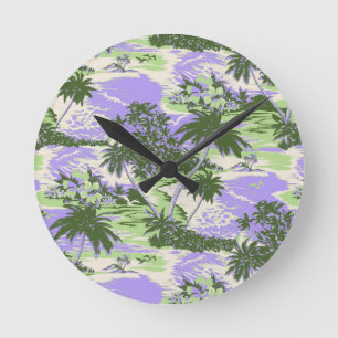 Reloj Redondo Mediano Napili Bay Hawaii Wall Clocks