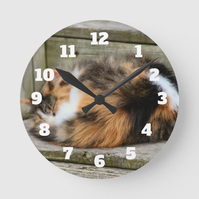 Reloj Redondo Mediano Naptime (Anverso)