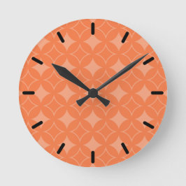 Reloj Redondo Mediano Naranja