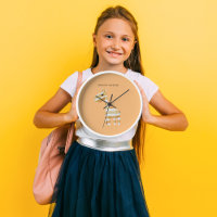 Naranja moderno de belleza Giraffe con nombre