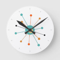 Naranja Turquoise Atatómica Age Starburst Mid Cent