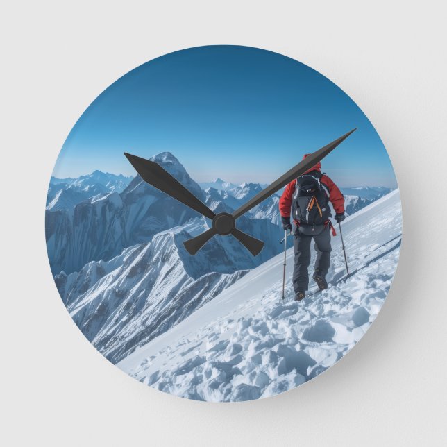 Reloj Redondo Mediano Nature Adventure Design  (Anverso)