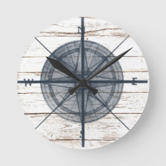 Reloj Redondo Mediano nautical themed compass