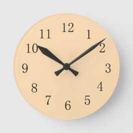 Reloj Redondo Mediano Navajo White Kitchen Wall Clock