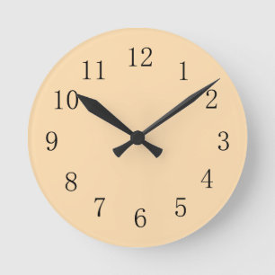 Reloj Redondo Mediano Navajo White Kitchen Wall Clock