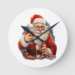 Reloj Redondo Mediano Navidad