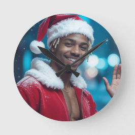 RELOJ REDONDO MEDIANO NAVIDAD RAPPY