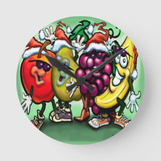 Reloj Redondo Mediano Navidades de frugalidad