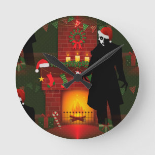 Reloj Redondo Mediano navidades nosferatu