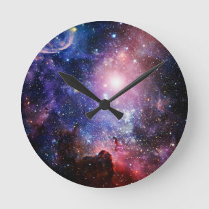 Reloj Redondo Mediano Nebulosa fresca de la galaxia