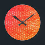 Reloj Redondo Mediano Neon Naranja Bubble Pop Wrap<br><div class="desc">Neon Naranja Bubble Pop Wrap</div>