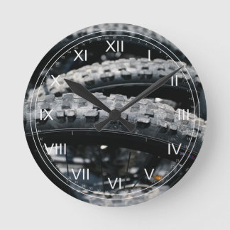 Reloj Redondo Mediano Neumáticos de bicicleta de montaña