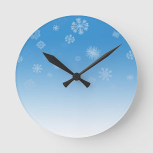 Reloj Redondo Mediano Nevadas