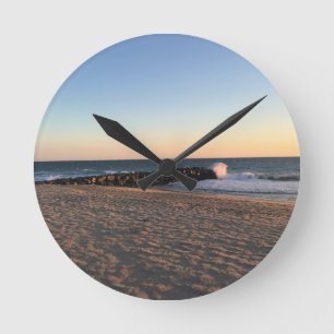 Reloj Redondo Mediano Newport Beach al atardecer, California