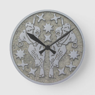 Reloj Redondo Mediano Ninja Manhole