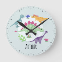 Niños bebés adoran guardería de dinosaurios azules