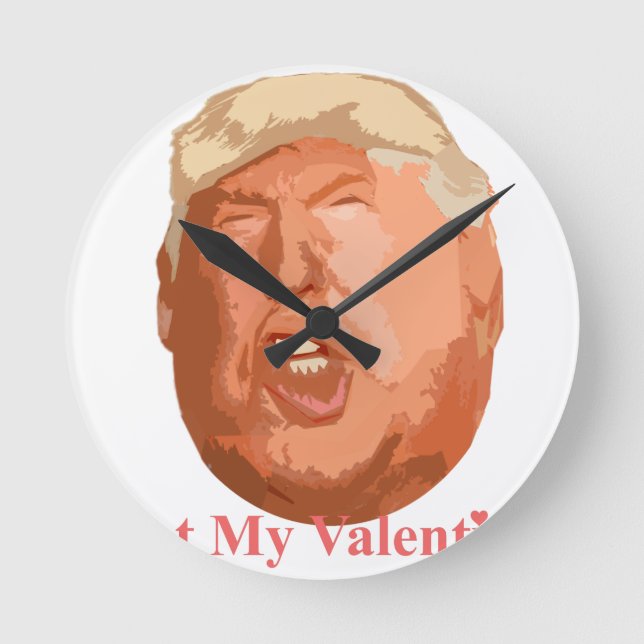 Reloj Redondo Mediano no es mi valentina (Anverso)