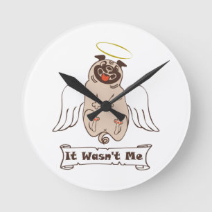 Reloj Redondo Mediano No fue una cita graciosa de ángel pug de mí