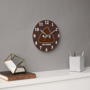 Reloj Redondo Mediano No me enseñes poo