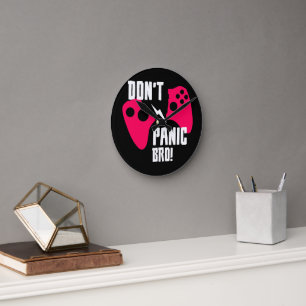 Reloj Redondo Mediano No te preocupes por los juegos machistas