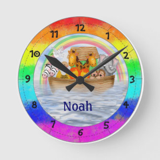 Reloj Redondo Mediano Noah's Ark Personalized Wall Clock