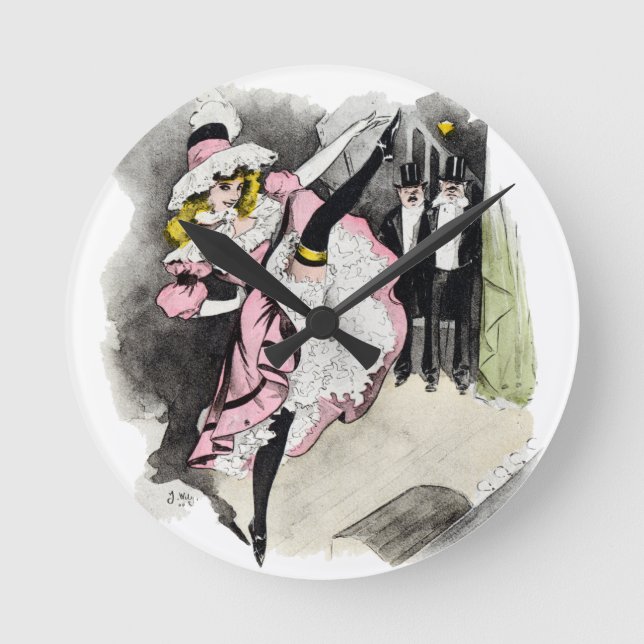 Reloj Redondo Mediano Noche de París n.º 1 (Anverso)