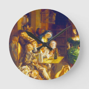 Reloj Redondo Mediano Noche de Snapp Apple (detalle) 2