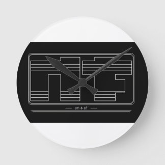 Reloj Redondo Mediano Noface Wall Clock