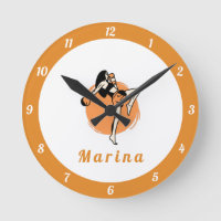 Nombre del Chica de Boxer Naranja de Boxer de Arte