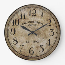 Nombre personalizado viejo retro vintage clásico a