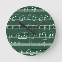 nota musical con estampado