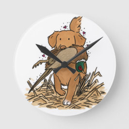 Reloj Redondo Mediano Nova Scotia Duck Tolling Retriever