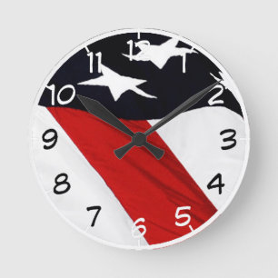 Reloj Redondo Mediano Nuestra bandera