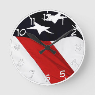 Reloj Redondo Mediano Nuestra bandera
