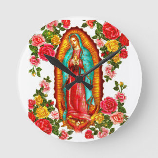 Reloj Redondo Mediano Nuestra señora de Guadalupe