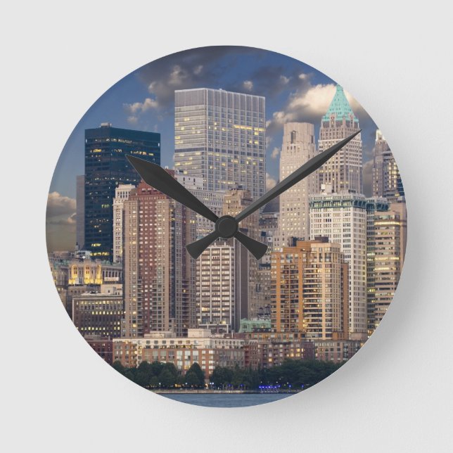 Reloj Redondo Mediano Nueva York (Anverso)