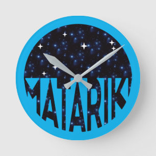 Reloj Redondo Mediano Nueva Zelanda Siete Hermanas Maori MATARIKI 2b