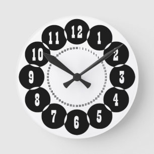 Reloj Redondo Mediano números de círculo gigantescos
