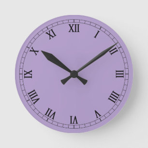 Reloj Redondo Mediano Números romanos clásicos