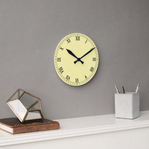 Reloj Redondo Mediano Números romanos clásicos