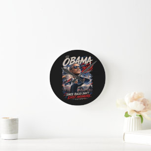 Reloj Redondo Mediano Obama 2028 Ya que las reglas ya no existen
