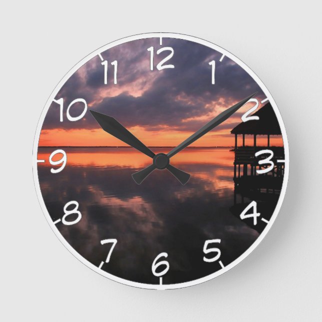 Reloj Redondo Mediano OBX Sunset (Anverso)