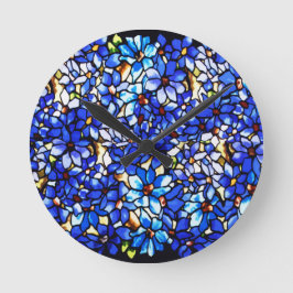 Reloj Redondo Mediano Ode a Tiffany Clematis