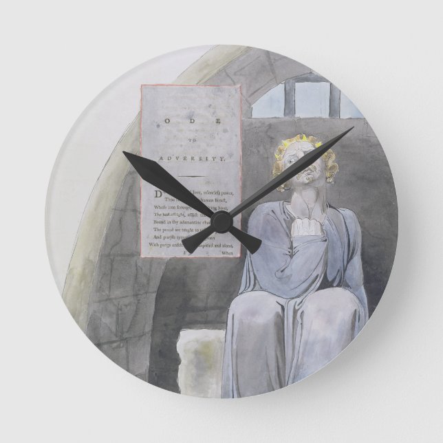 Reloj Redondo Mediano Ode to Adversity, design 37 from 'The Poems of Tho (Anverso)