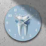 Reloj Redondo Mediano Oficinas de dentista Servicios modernos y cuidado<br><div class="desc">Oficinas Dentistas Cuidados Odontológicos Relojes Modernos De Agua Y Dientes.</div>
