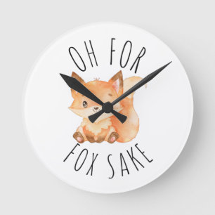 Reloj Redondo Mediano Oh por Fox Sake