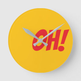 Reloj Redondo Mediano ¡OH! - Si sabe que sabe
